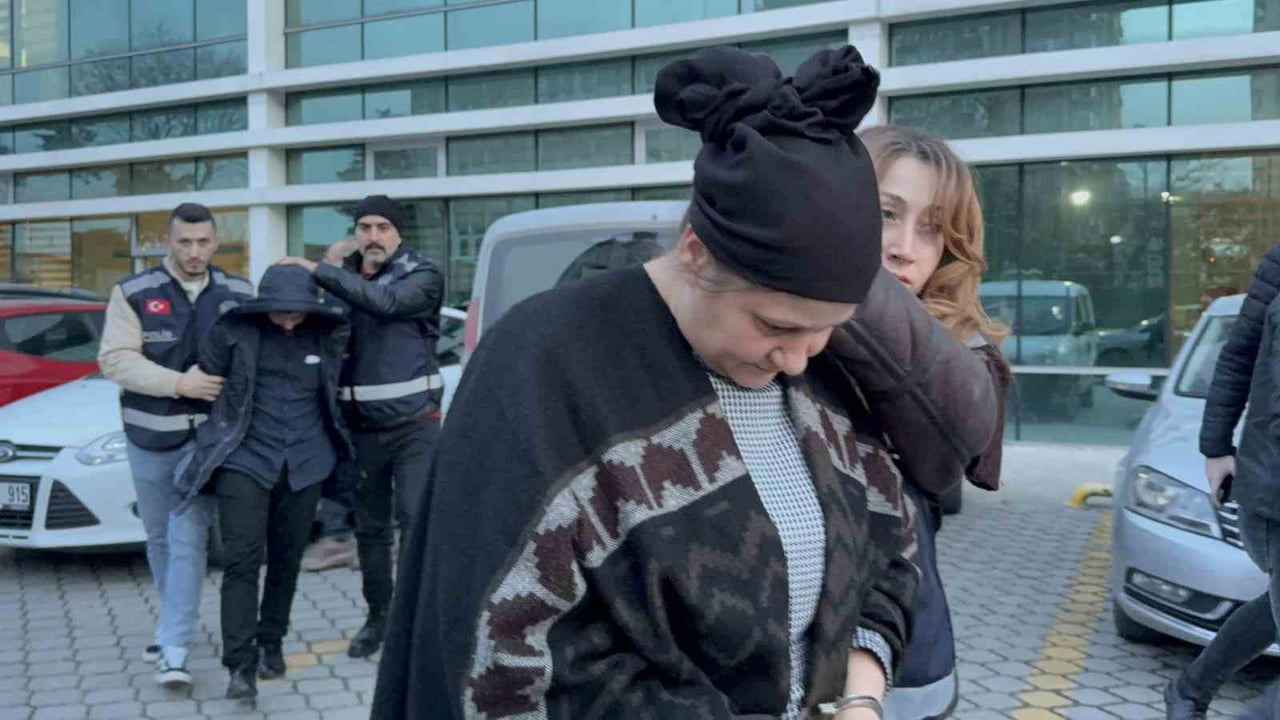 GAMZE S. VE EŞİ DURSUN ALİ S. ÇIKARILDIKLARI MAHKEMECE TUTUKLANDI.