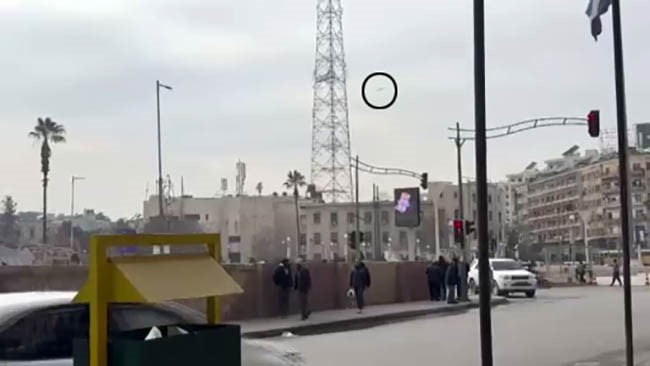 HALEP SEMALARINDA ROKETLER GÖRÜLDÜ