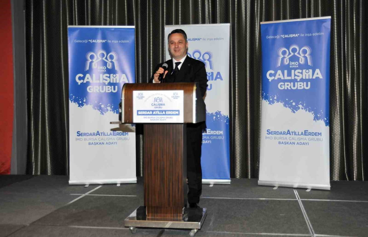 İNŞAAT MÜHENDİSLERİ ODASI (İMO) BURSA ÇALIŞMA GRUBU BAŞKAN ADAYI SERDAR ATİLLA ERDEM, YÖNETİM...