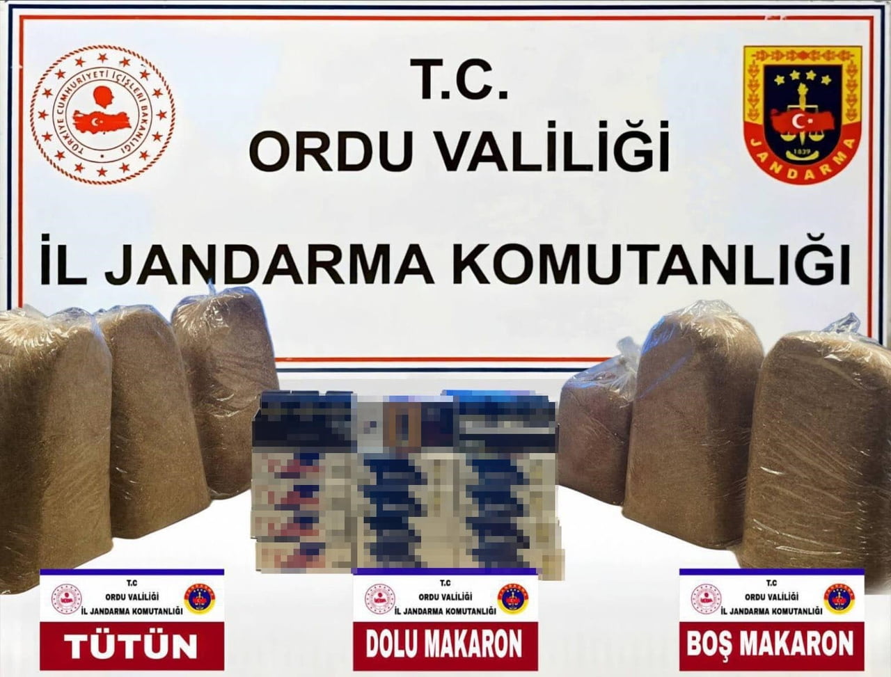 KAÇAKÇILIK FAALİYETLERİNDE ELE GEÇİRİLENLER