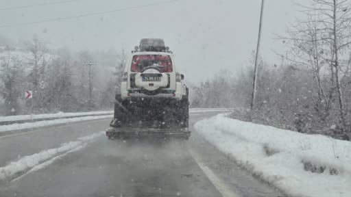 Kar nedeniyle evinde mahsur kalan hastayı sağlık ekipleri kurtardı