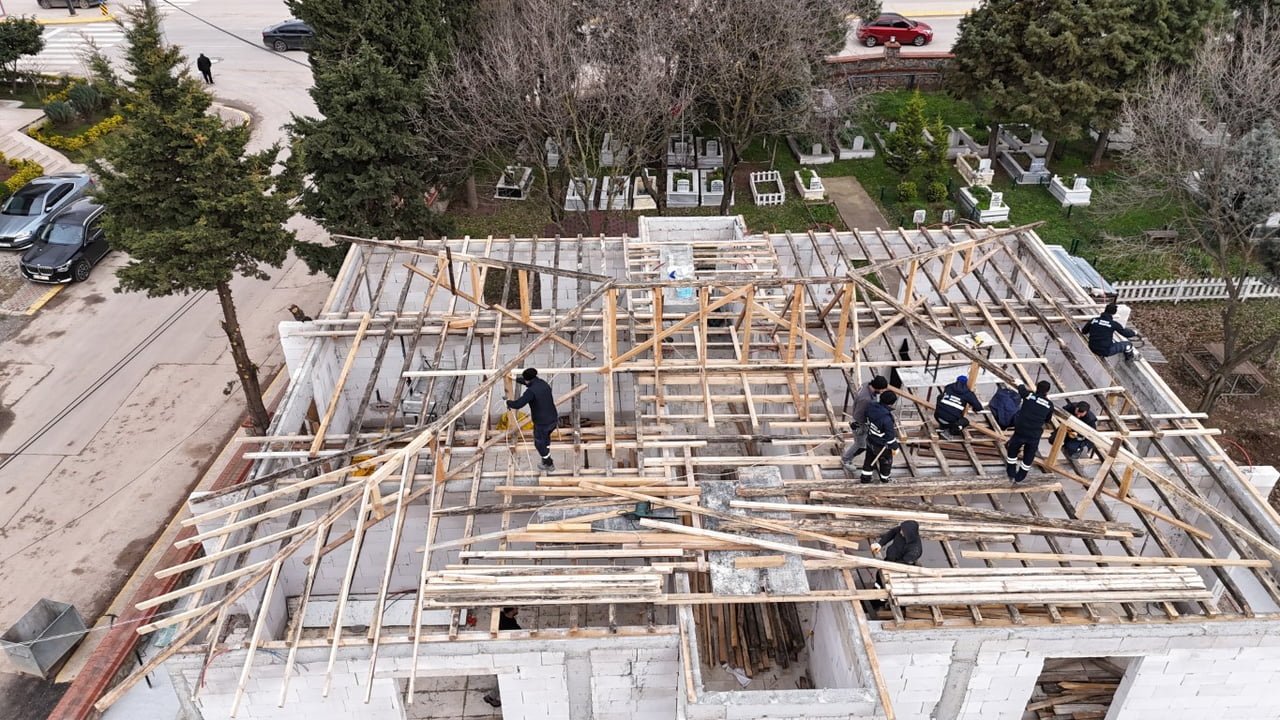 KARTEPE BELEDİYESİ, CENAZE HİZMETLERİ BİNASI'NDA YENİLEME VE GENİŞLETME ÇALIŞMASI...