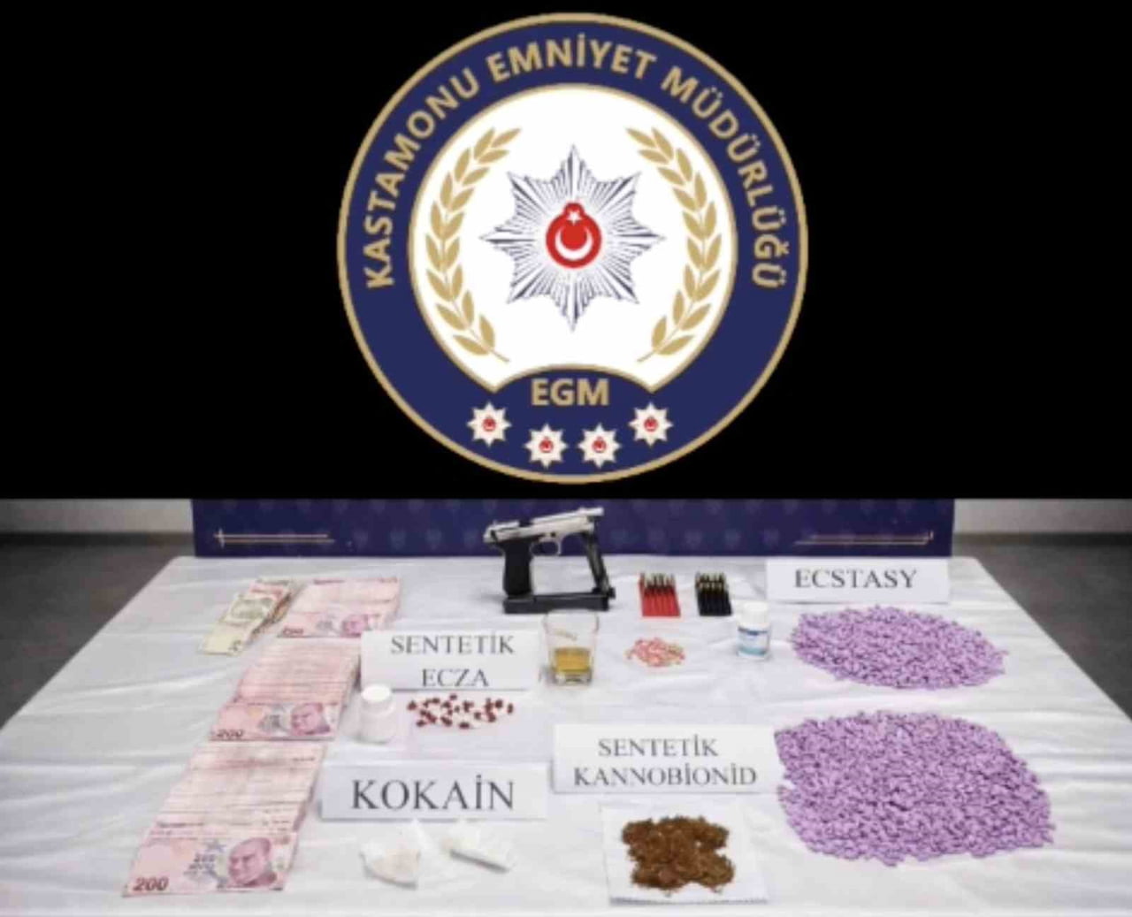 KASTAMONU’NUN TOSYA İLÇESİNDE POLİS EKİPLERİNCE DÜZENLENEN UYUŞTURUCU OPERASYONLARINDA GÖZALTINA...