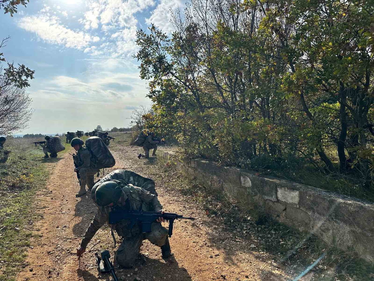 KIRKLARELİ’NDE KOMANDOLAR NEFES KESTİ