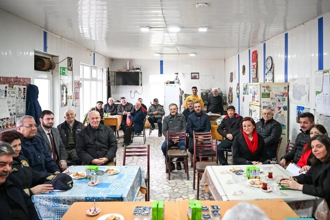 KIRKLARELİ VALİSİ UĞUR TURAN, KAYMAKAM KEMAL BALABAN İLE BİRLİKTE VİZE İLÇESİNE BAĞLI ÇAVUŞKÖY...