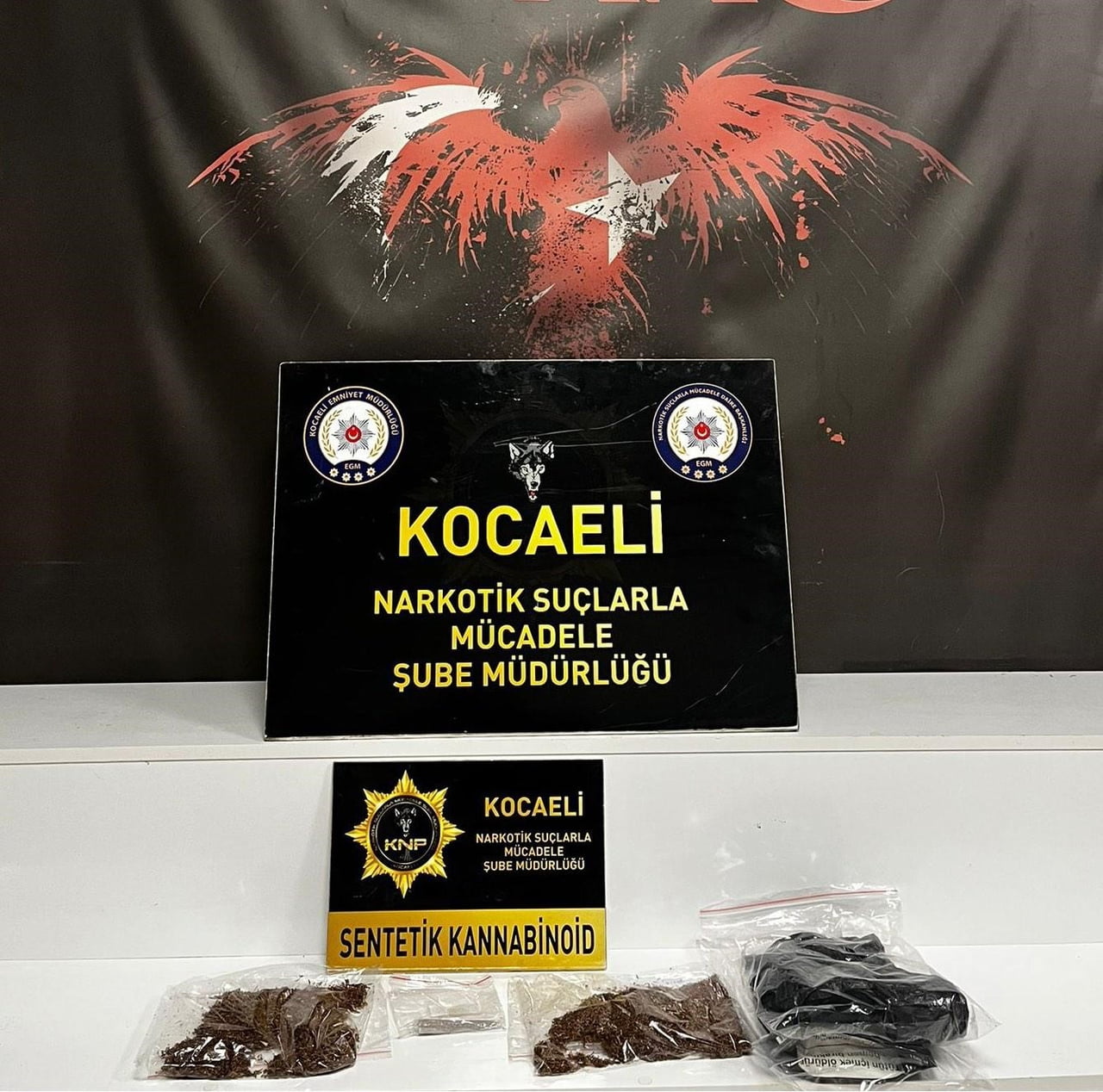 KOCAELİ GENELİNDE SON 41 GÜNDE DÜZENLENEN NARKOTİK OPERASYONLARINDA TOPLAM 7 KİLO 6 GRAM...