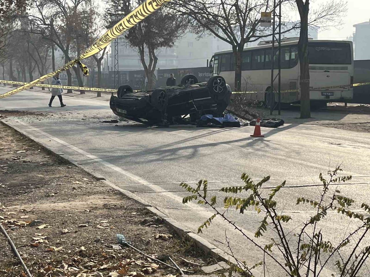 KONYA'DA POLİS SORUMLULUK BÖLGESİNDE, ARALIK AYINDA BİN 442 TRAFİK KAZASI MEYDANA GELDİ. KAZALARDA...