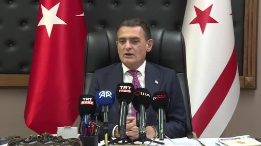 Kuzey Kıbrıs Türk Cumhuriyeti (KKTC) İçişleri Bakanı Dursun Oğuz, 6 Ocak'ta başkent Lefkoşa'da bir...