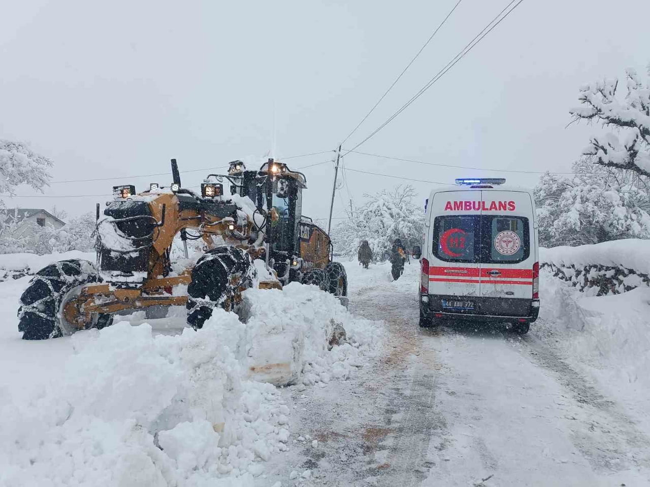 MALATYA’DA 136 KIRSAL MAHALLE YOLU KAPALI