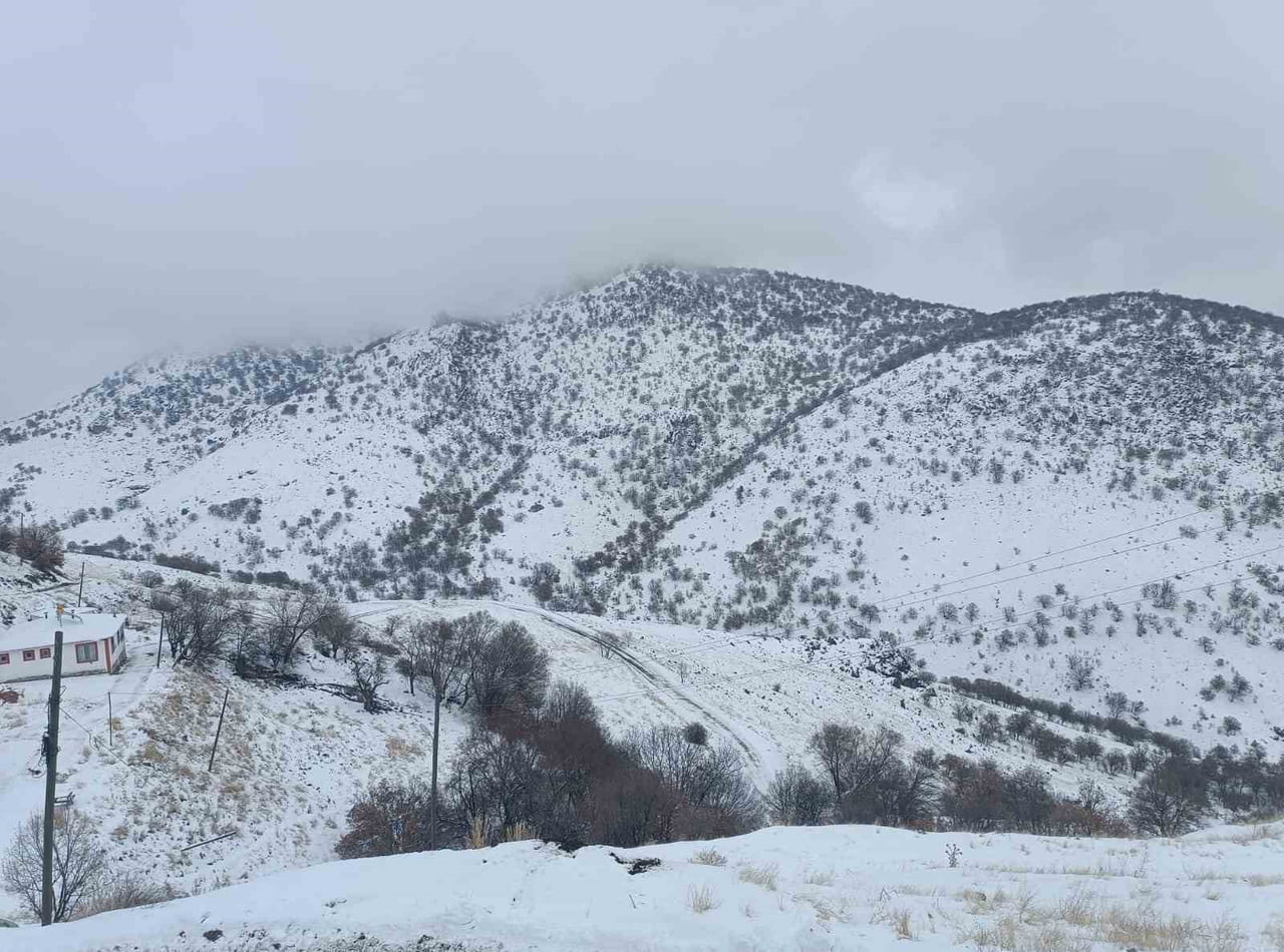 MALATYA’DA KIRSAL KESİMLERDE KAR ETKİLİ OLUYOR