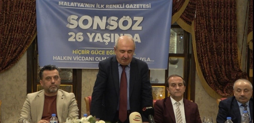 MALATYA’NIN İLK RENKLİ GAZETESİ SONSÖZ 26 YAŞINDA
