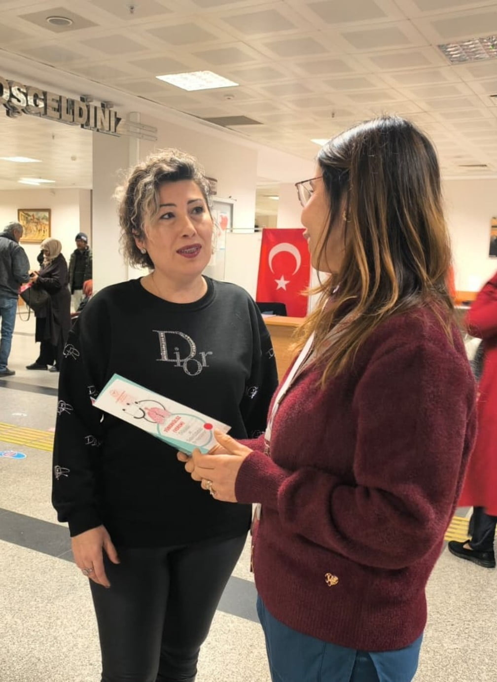 NAZİLLİ DEVLET HASTANESİ, 79. VEREM EĞİTİMİ VE FARKINDALIK HAFTASI KAPSAMINDA KURDUĞU...