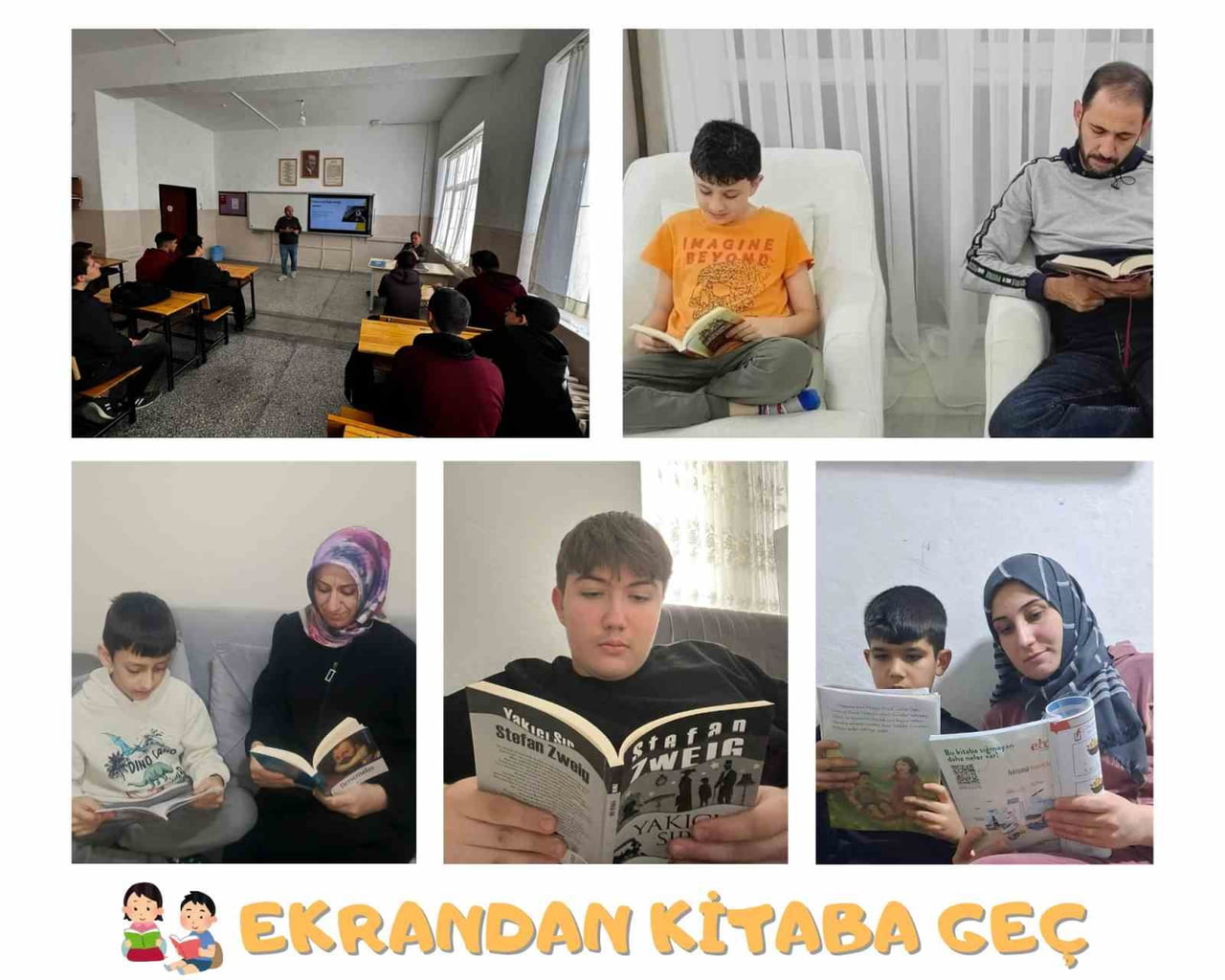 NEVŞEHİR İL MÜDÜRLÜĞÜ TARAFINDAN YÜRÜTÜLEN "EKRANDAN KİTABA GEÇ" PROJESİYLE, ÖĞRENCİLER VE...