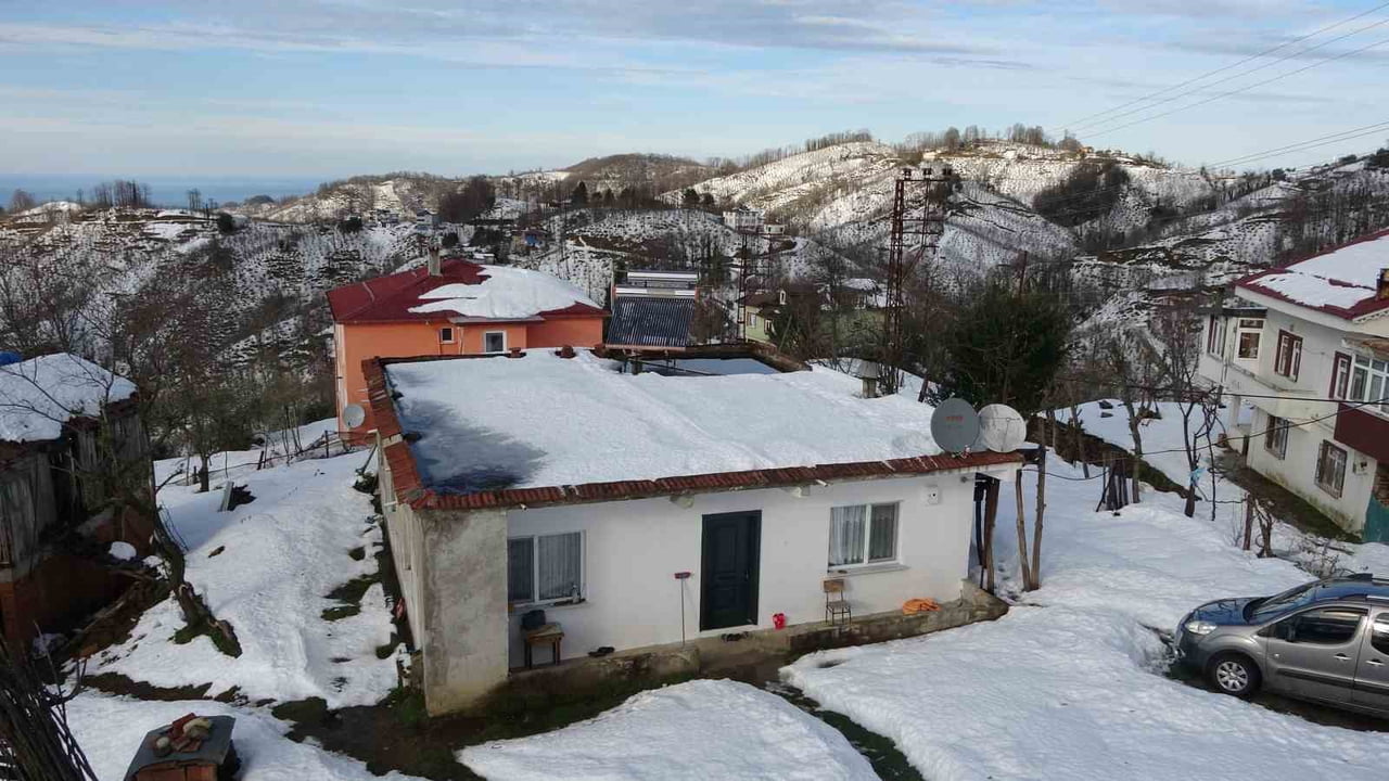 ORDU'DA ETKİLİ OLAN KAR YAĞIŞININ ARDINDAN YÜKSEK KESİMLERDE GÜZEL GÖRÜNTÜLER OLUŞTU.