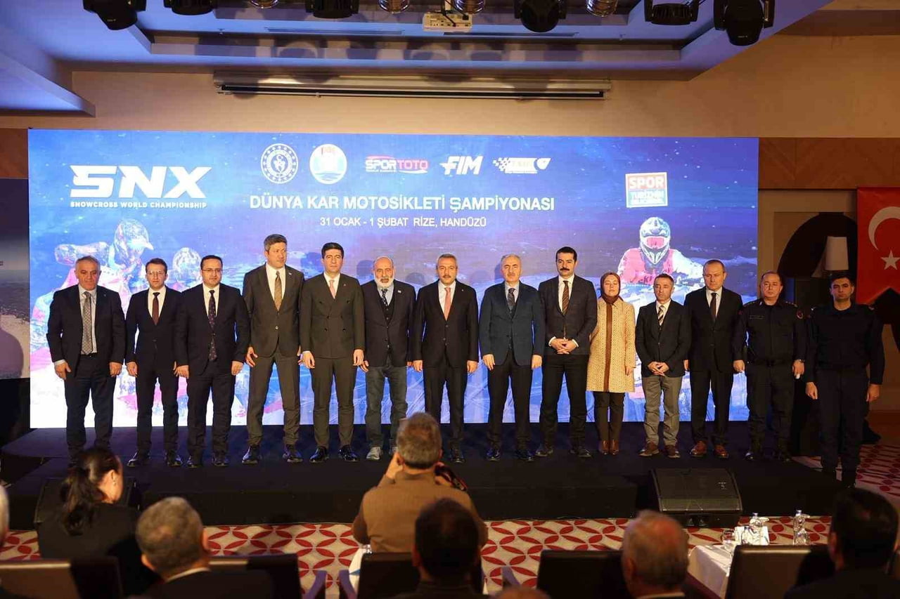 RİZE’NİN HANDÜZÜ YAYLASI’NDA 31 OCAK-1 ŞUBAT TARİHLERİNDE GERÇEKLEŞECEK DÜNYA KAR MOTOSİKLETİ...