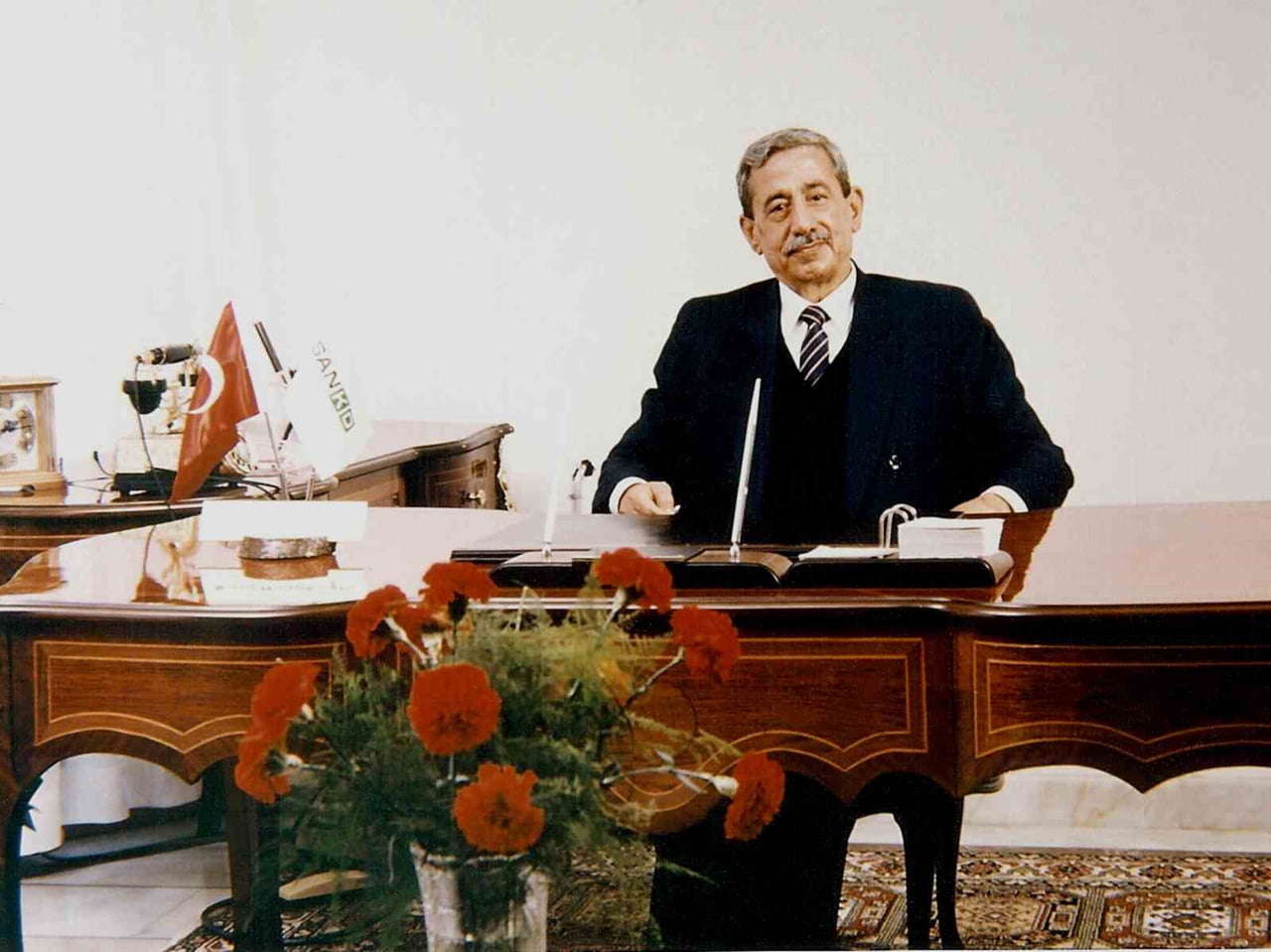 SANKO HOLDİNG KURUCUSU VE GAZİANTEP SANAYİ ODASI’NIN (GSO) KURUCU BAŞKANI SANİ KONUKOĞLU...