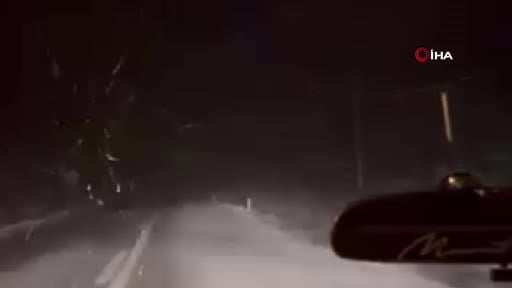 Silivri ve Çatalca'da kar yağışı başladı