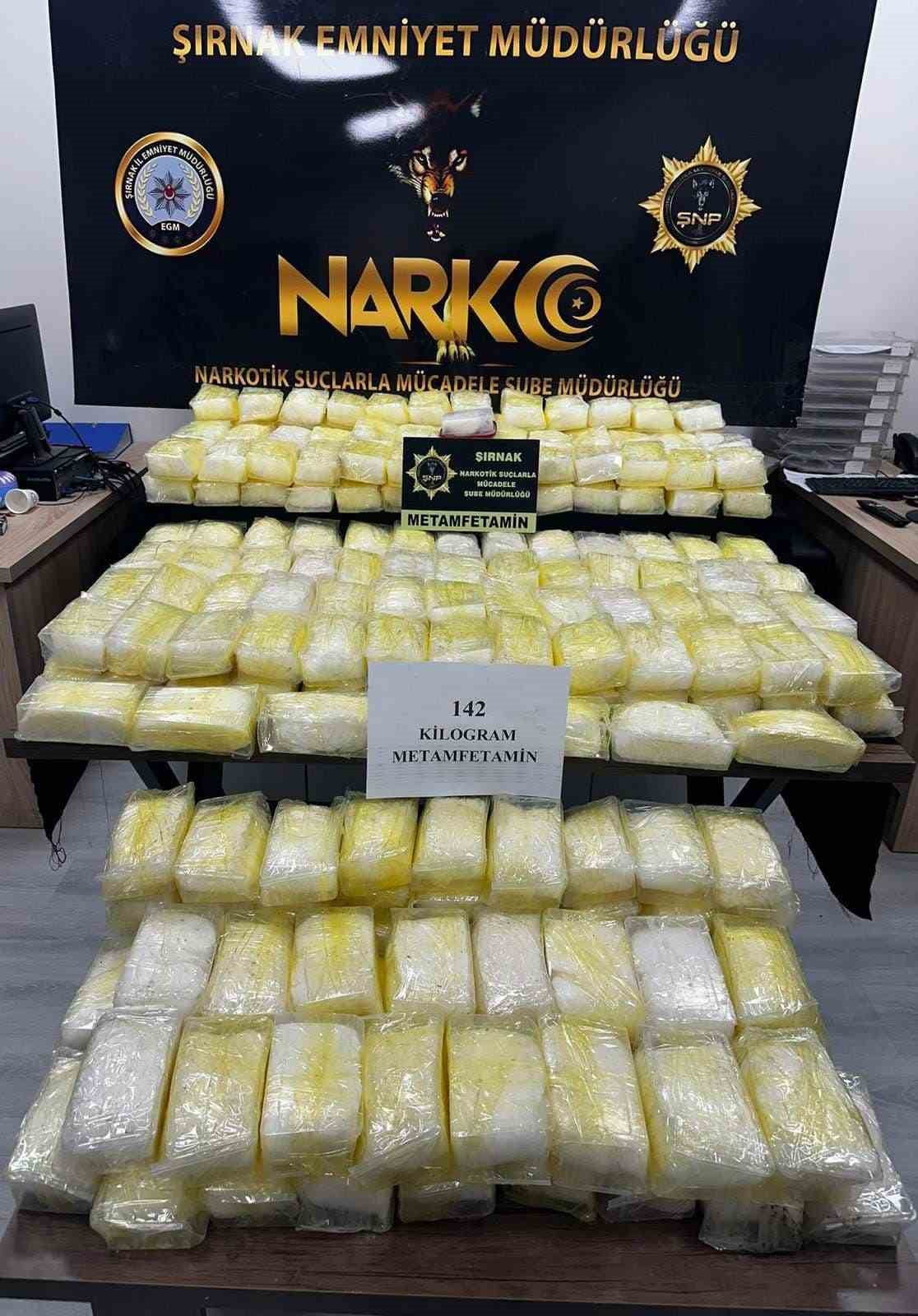 ŞIRNAK’TA UYUŞTURUCU TACİRLERİNE YÖNELİK YÜRÜTÜLEN KARARLI MÜCADELE KAPSAMINDA ZEHİR SEVKİYATINA...