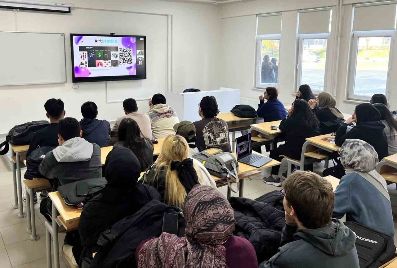 SUBÜ KAYNARCA SEYFETTİN SELİM MYO’DA YÜRÜTÜLEN PROJE ÇERÇEVESİNDE BİR SINIF, ETKİLEŞİMLİ TAHTA VE...