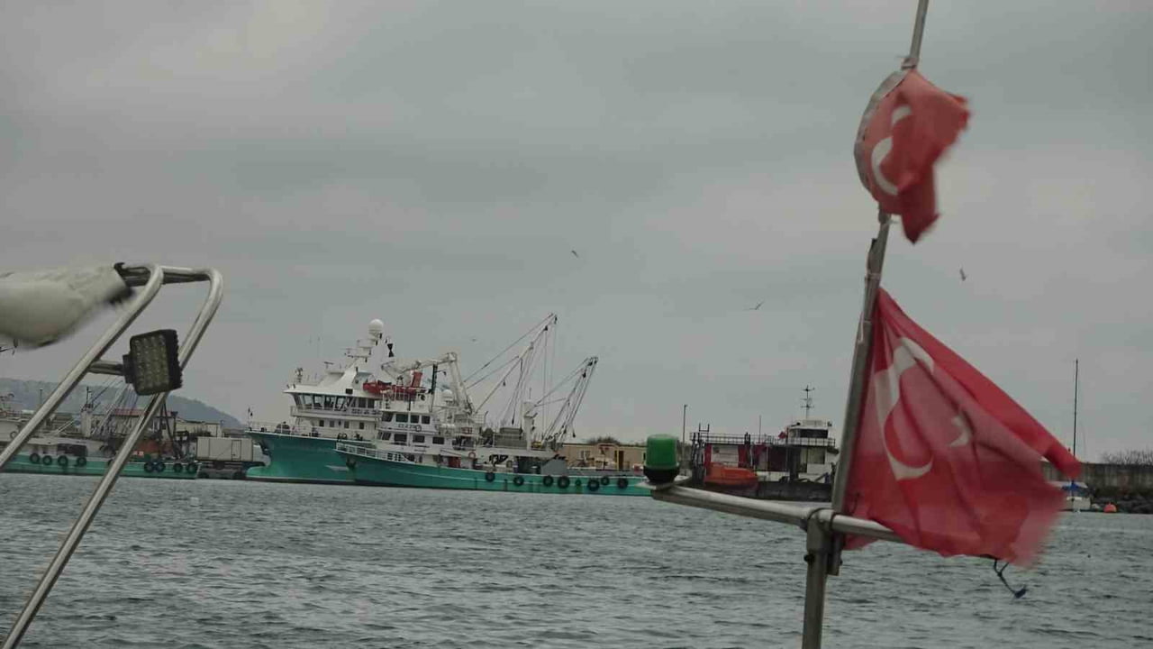 TÜRK BALIKÇILAR, KARADENİZ’İN GEÇ SOĞUMASI NEDENİYLE GÜRCİSTAN’A KAÇAN HAMSİNİN YOLUNU...
