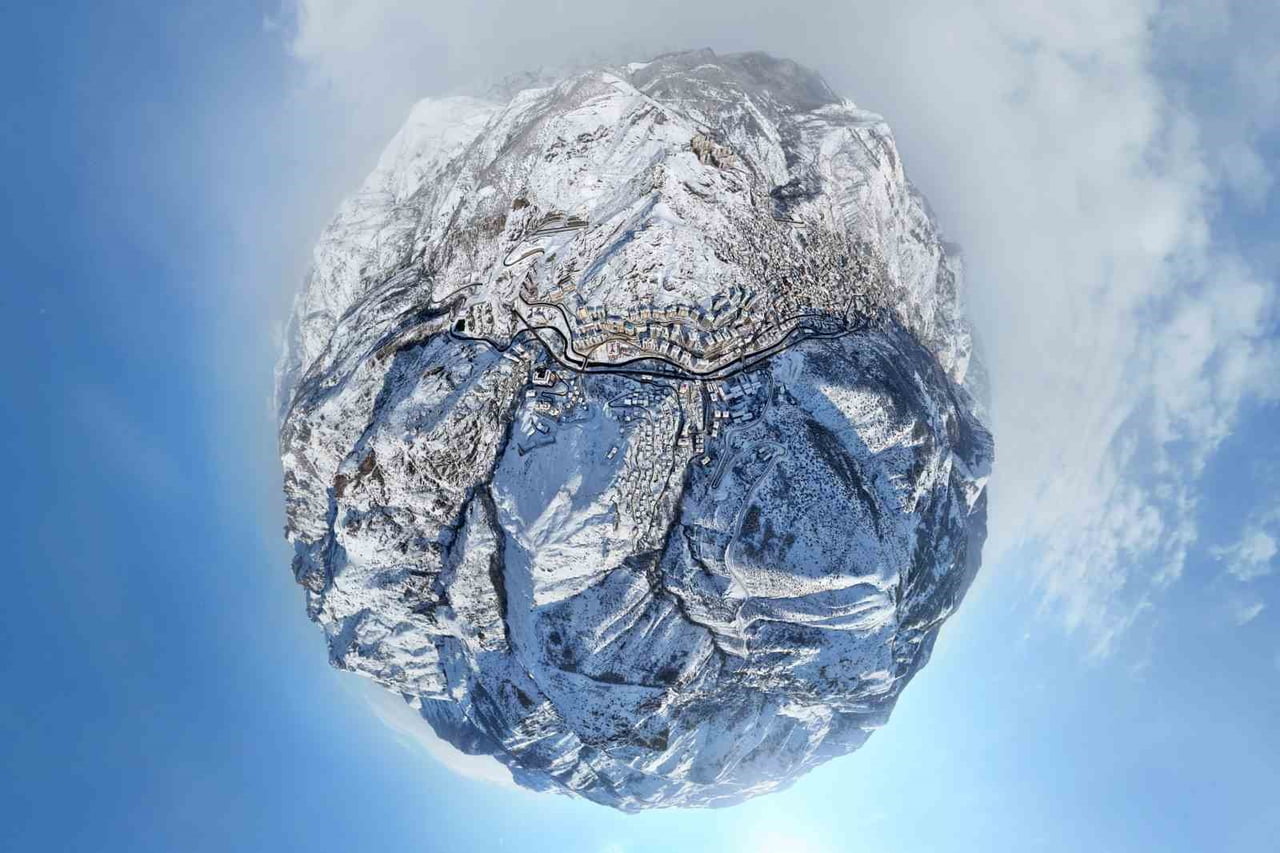 TÜRKİYE’NİN ADINI DEĞERLİ BİR MADENDEN ALAN TEK ŞEHRİ OLAN GÜMÜŞHANE, ETKİLİ OLAN YOĞUN KAR...