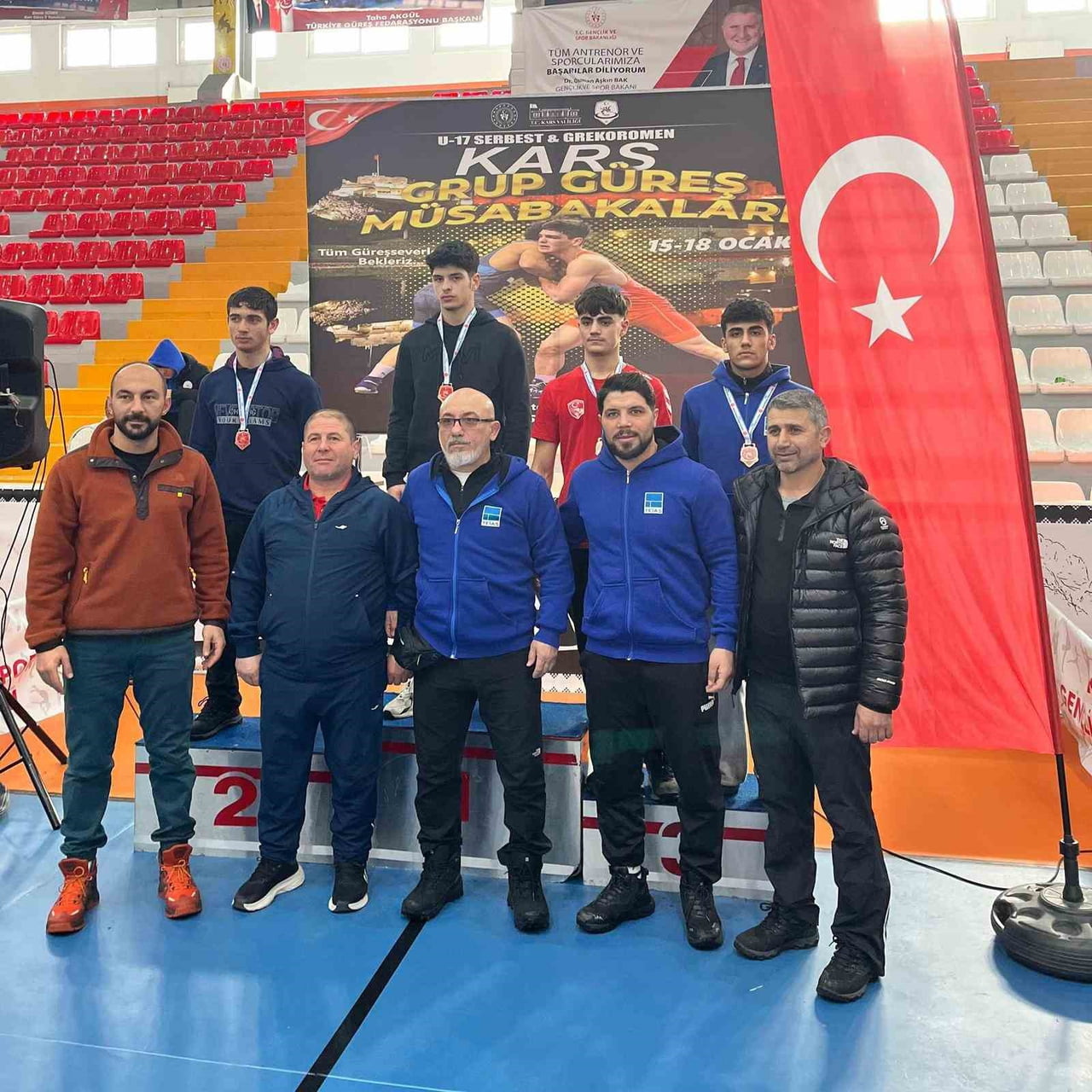 U17 GREKOROMEN GÜREŞ TÜRKİYE GRUP ŞAMPİYONASI’NDA DERECE GİREN ELAZIĞLI 3 PEHLİVAN, TÜRKİYE...