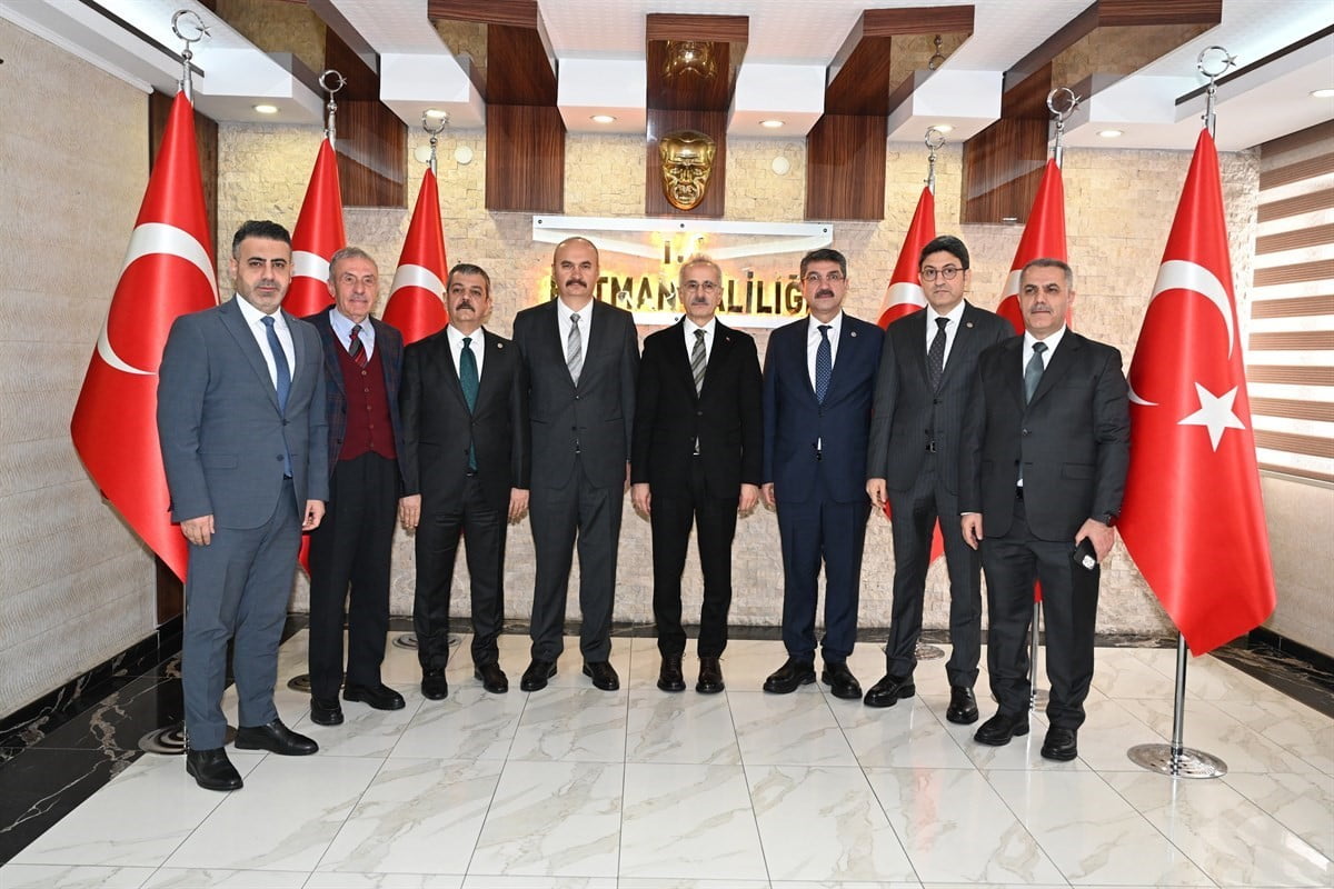 ULAŞTIRMA VE ALTYAPI BAKANI ABDULKADİR URALOĞLU BATMAN’A GELDİ