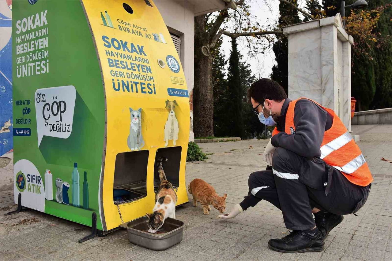 YILDIRIM BELEDİYESİ, HAVALARIN SOĞUMASI İLE BİRLİKTE SOKAK HAYVANLARINA YÖNELİK ÇALIŞMALARINI...
