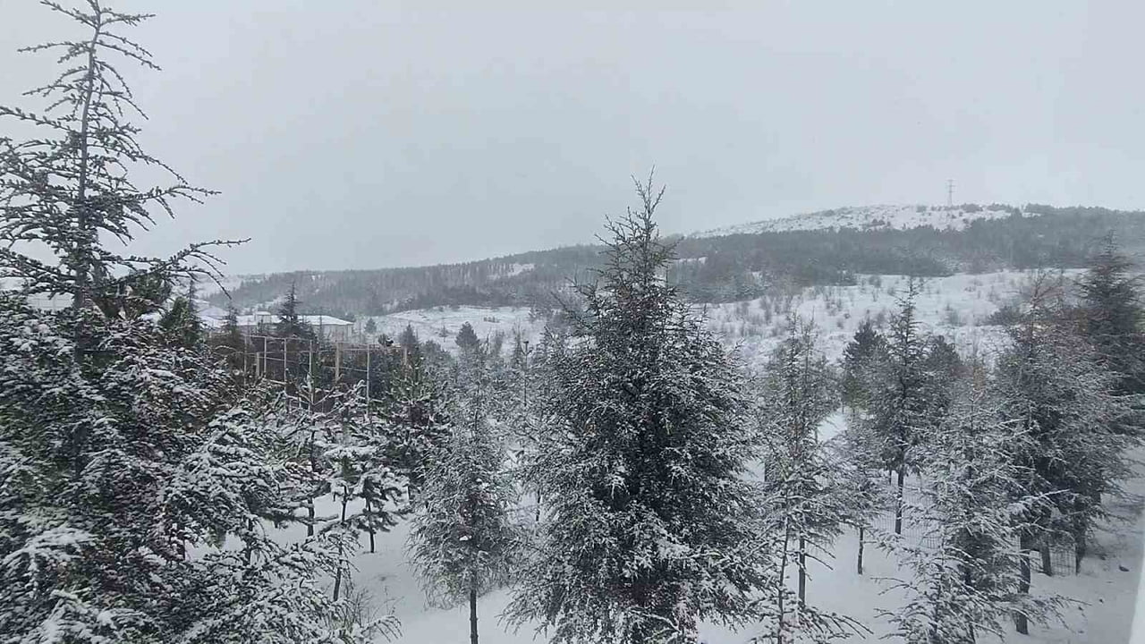 YOZGAT’TA DÜN GECE SAATLERİNDE BU YANA ARALIKLARLA ETKİLİ OLAN KAR YAĞIŞI, KENTİ BEYAZA BÜRÜDÜ....