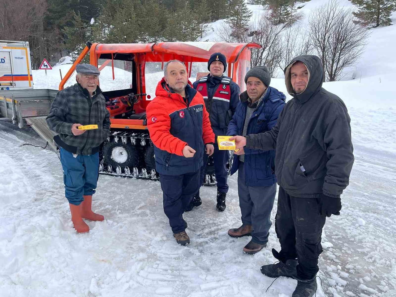 YOZGAT’TA YAYLA EVİNDE MAHSUR KALAN VATANDAŞ KURTARILDI.