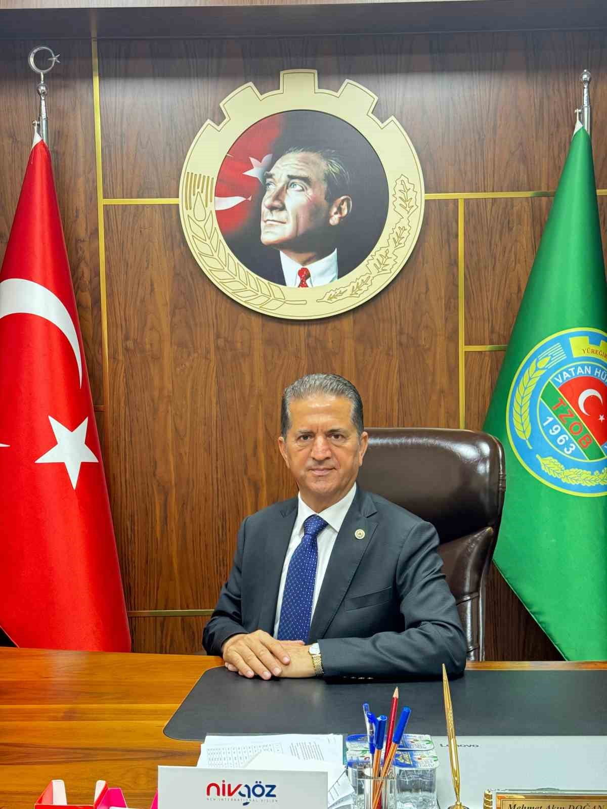 YÜREĞİR ZİRAAT ODASI BAŞKANI MEHMET AKIN DOĞAN, SGK BORCU BULUNAN ÇİFTÇİYE KREDİ VERİLMEMESİ...