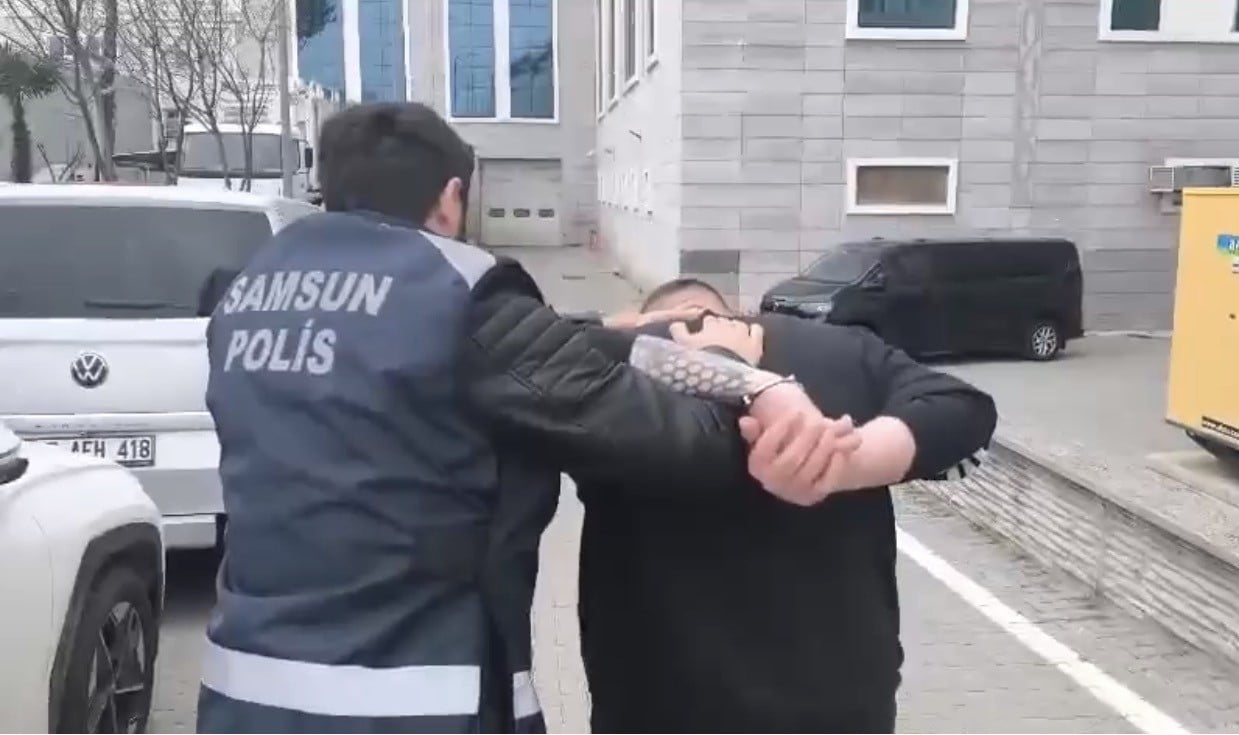 SAMSUN’DA UYUŞTURUCU SUÇUNDAN HAKKINDA KESİNLEŞMİŞ HAPİS CEZASI BULUNAN F.M.B.(23), NARKOTİK...