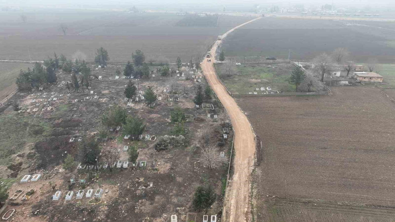 SURUÇ’TA MEZARLIK YOLUNDA ÇALIŞMALAR BAŞLADI